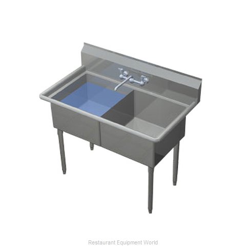 Duke 162S-NDB Sink, (2) Two Compartment