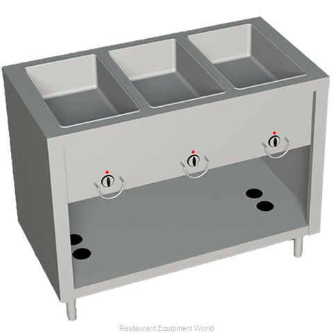 Duke 303-25PG Serving Counter, Hot Food, Gas (Magnified)