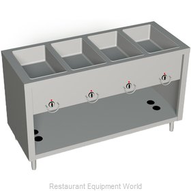 Duke 304-25PG Serving Counter, Hot Food, Gas