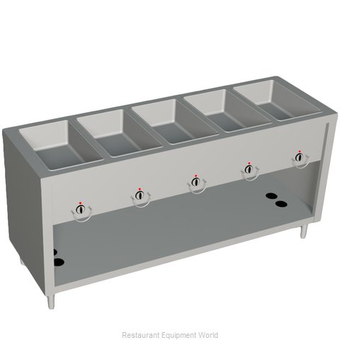 Duke 305-25PG Serving Counter, Hot Food, Gas