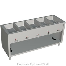 Duke 305-25PG Serving Counter, Hot Food, Gas