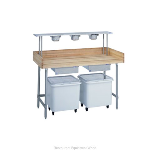 Duke 335 Work Table, Bakers Top