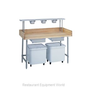 Duke 335 Work Table, Bakers Top