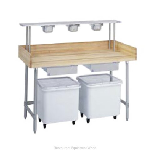 Duke 336 Work Table, Bakers Top