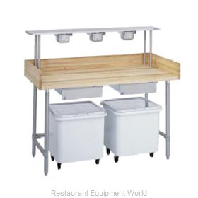 Duke 336 Work Table, Bakers Top