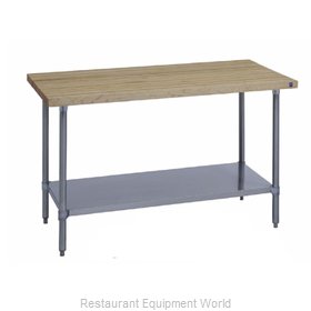 Duke 7122A-24108 Work Table, Wood Top