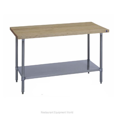 Duke 7122A-2448 Work Table, Wood Top