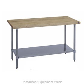 Duke 7122A-36108 Work Table, Wood Top