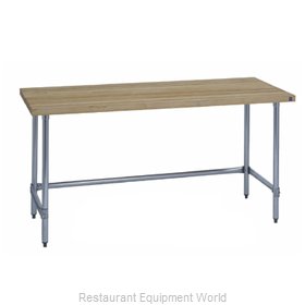 Duke 7123-3672 Work Table, Wood Top