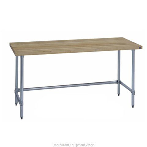 Duke 7124-2460 Work Table, Wood Top