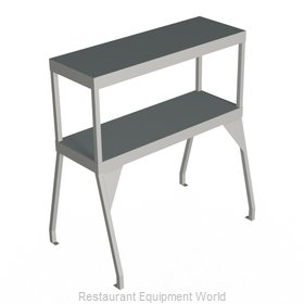 Duke 956-3D Serving Counter, Overshelf