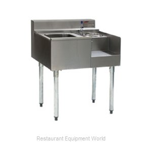 Eagle BM3-22L-7 Underbar Ice Bin/Cocktail Station, Blender Station