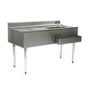 Depósito de Hielo/Estación de Cantinero, Unidad para Escurri
 <br><span class=fgrey12>(Eagle CWS4-22L Underbar Ice Bin/Cocktail Station, Drainboard)</span>