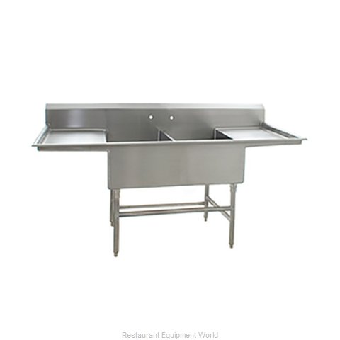 Eagle FFN2748-2-30-14/3 Sink, (2) Two Compartment
