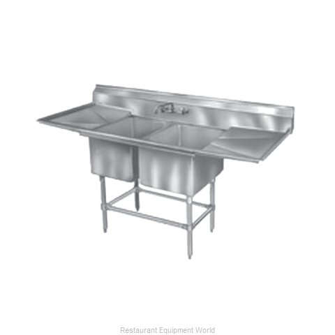 Eagle FN2036-2-18R-14/3 Sink, (2) Two Compartment