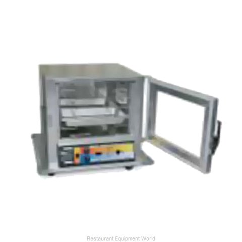 Eagle HCHNLSI-RA2.25 Heated Holding Cabinet Mobile Half-Height (Magnified)