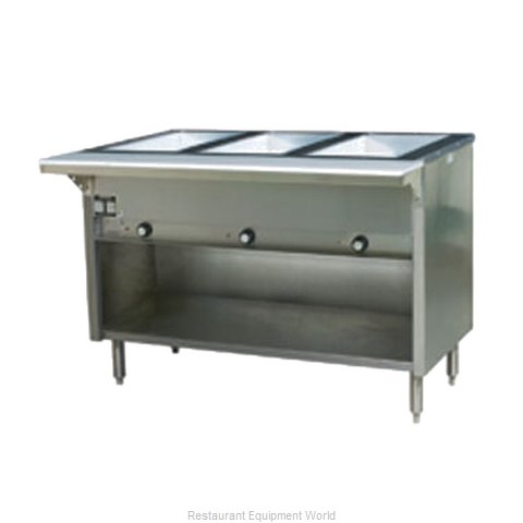 Eagle HT3OB-LP Serving Counter, Hot Food, Gas