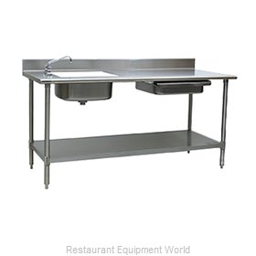 Eagle PT 3072 Work Table, with Prep Sink(s)