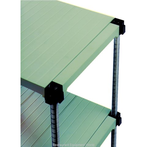 Eagle S4-63S-S2324PM Shelving Unit, Plastic with Metal Post (Magnified)