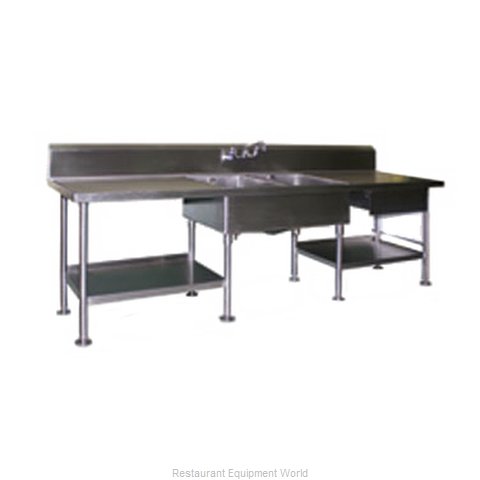 Eagle SMPT30108 Work Table, with Prep Sink(s)