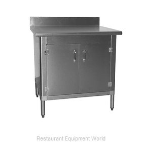 Eagle T3036BA-BS-HGD-X Work Table, Cabinet Base Hinged Doors