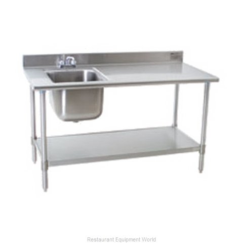 Eagle T3048SEBBSE23L-X Work Table 48 Long with Prep Sink