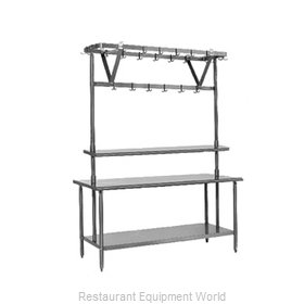 Eagle TM108PR Pot Rack, Table-Mounted