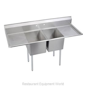 Elkay 14-2C16X20-2-18 Sink, (2) Two Compartment