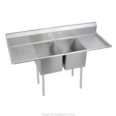 Elkay 14-2C16X20-2-24 Sink, (2) Two Compartment