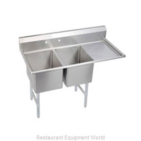 Elkay 14-2C16X20-R-18X Sink, (2) Two Compartment