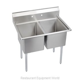 Elkay 14-2C18X24-0 Sink, (2) Two Compartment