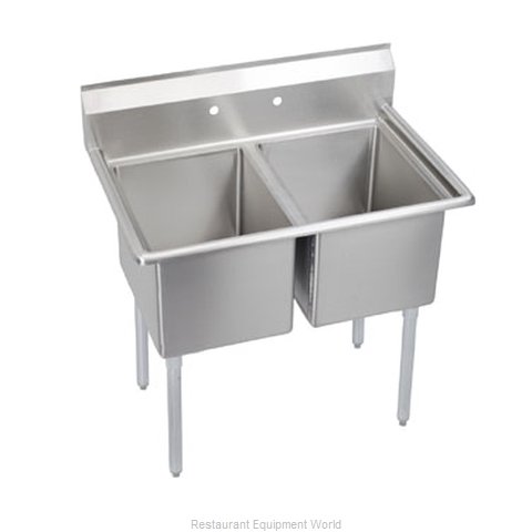 Elkay 14-2C20X28-0 Sink, (2) Two Compartment (Magnified)