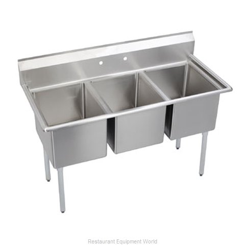 Elkay 14-3C16X20-0 Sink, (3) Three Compartment