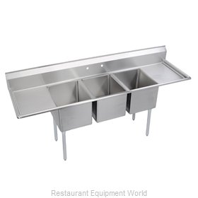 Elkay 14-3C18X18-2-18 Sink, (3) Three Compartment