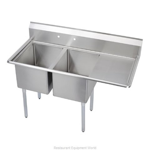 Elkay 2C18X30-R-18 Sink, (2) Two Compartment