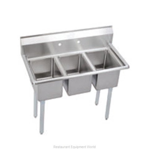 Elkay 3C10X14-0X Sink, (3) Three Compartment