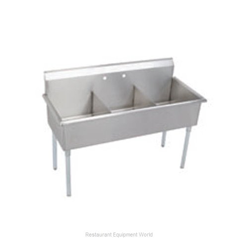 Elkay B3C12X21X Sink, (3) Three Compartment