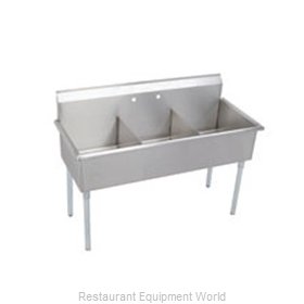 Elkay B3C12X21X Sink, (3) Three Compartment