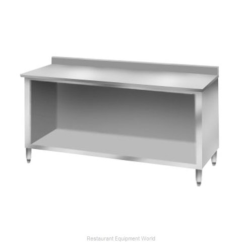 Elkay C30S108-BS Work Table, Cabinet Base Open Front