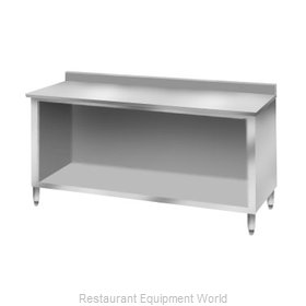 Elkay C30S72-BS Work Table, Cabinet Base Open Front