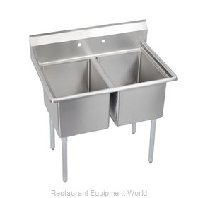Elkay E2C16X20-0X Sink, (2) Two Compartment
