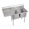 Elkay E2C16X20-L-18X Sink, (2) Two Compartment