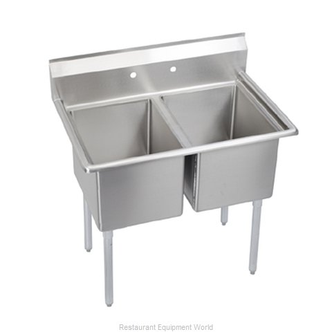 Elkay E2C24X24-0X Sink, (2) Two Compartment (Magnified)