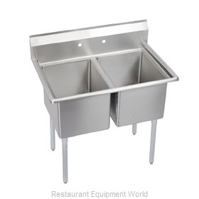 Elkay E2C24X24-0X Sink, (2) Two Compartment