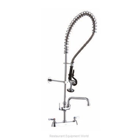 Elkay LK843AF08C Pre-Rinse Faucet Assembly, with Add On Faucet (Magnified)