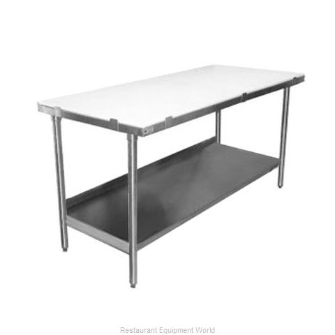 Elkay PT24S120-STS Work Table, Poly Top