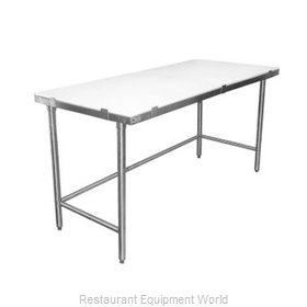 Elkay PT24X108-STS Work Table, Poly Top