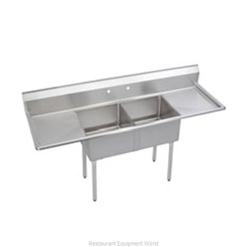 Elkay S2C18X18-2-18X Sink, (2) Two Compartment