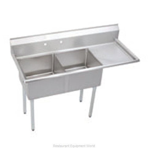 Elkay S2C18X18-R-18X Sink, (2) Two Compartment