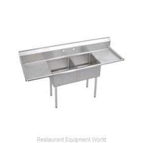 Elkay SE2C18X18-2-18X Sink, (2) Two Compartment